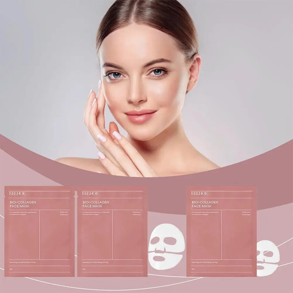 Bio-Collagen Glow Mask – Hydrate & Firm (1/5/10 Pack)