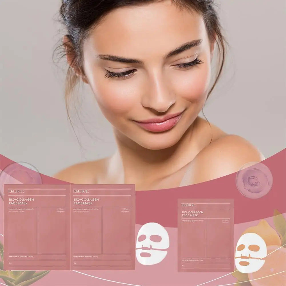 Bio-Collagen Glow Mask – Hydrate & Firm (1/5/10 Pack)